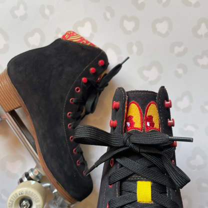CHUFFED - Black Birak Mustard Roller Skates