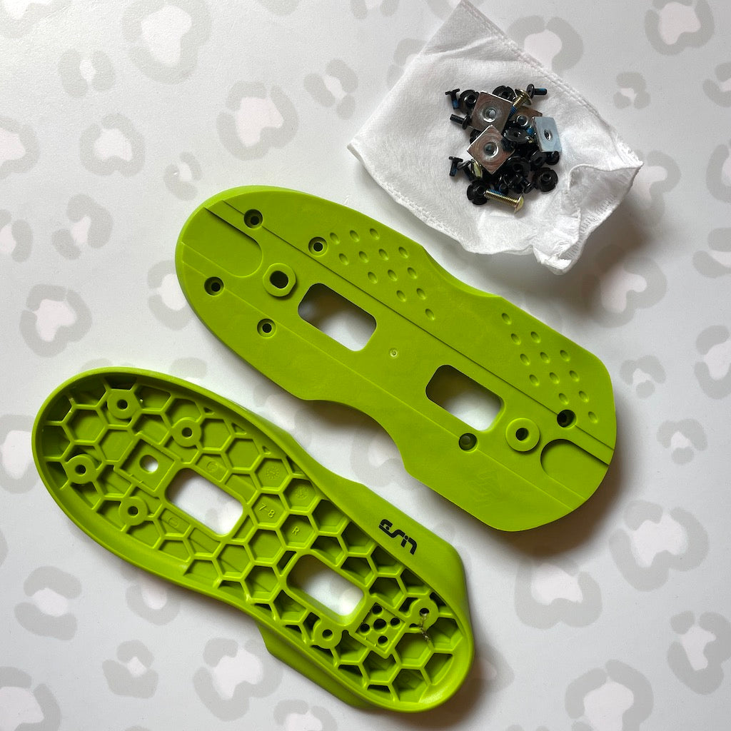 USD - Sway Gen 2 Neon Green Aggressive Inline Skate Soul Plates