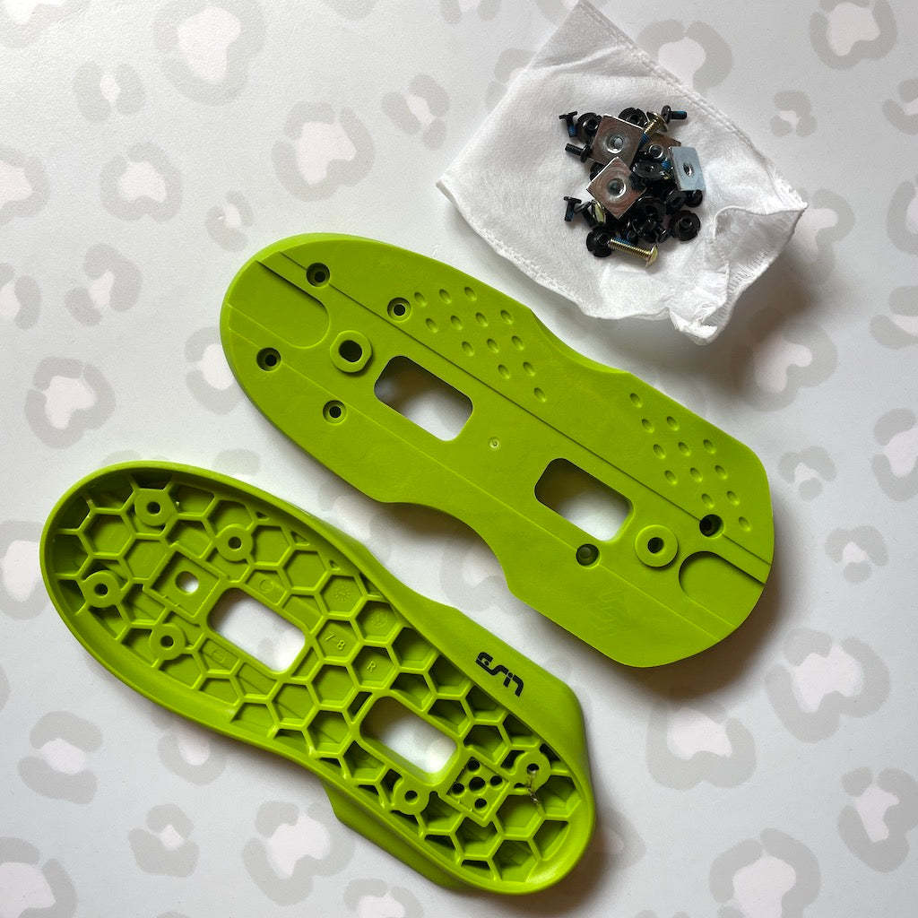 USD - Sway Gen 2 Neon Green Aggressive Inline Skate Soul Plates