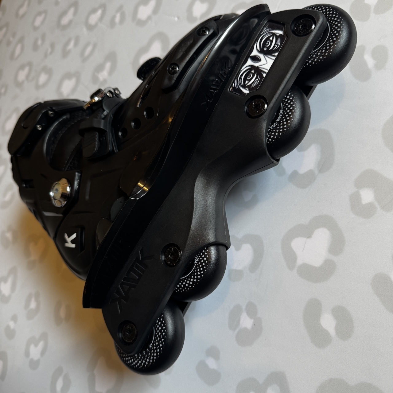 KALTIK - K Skate Ninja Black Kids Adjustable Aggressive Inline Skates