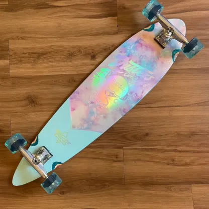 DUSTERS - Cruisin Chrome 37" Pintail Longboard (Clearance Sale With Free Helmet!)