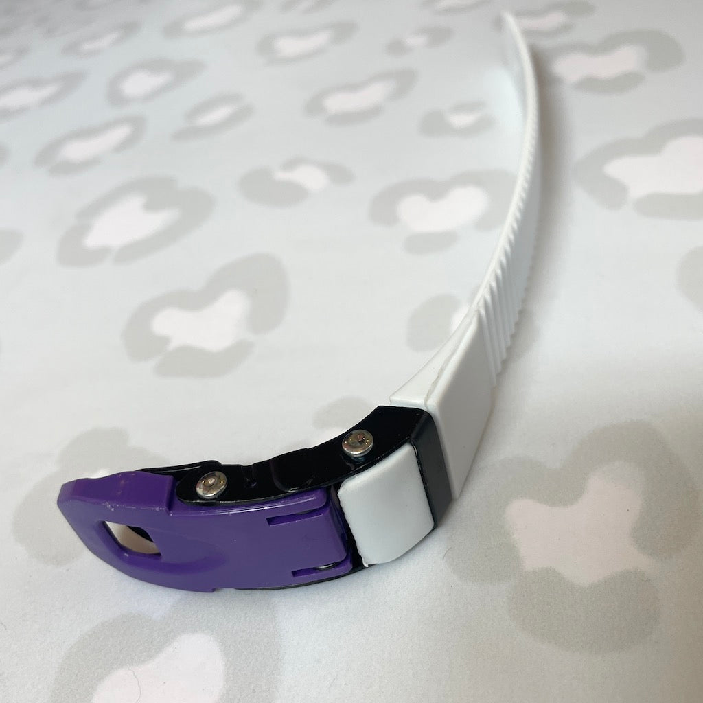 BLANK - Purple/White Inline Skate Cuff Strap