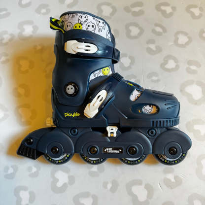 PLAYLIFE - Smile Navy Adjustable Kids Inline Skates