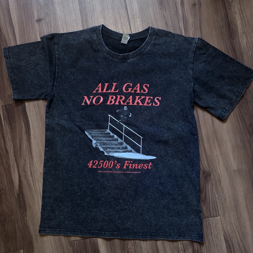 WHEEL LOVE - Below Average Collabo Qari Recovery Project T-Shirt