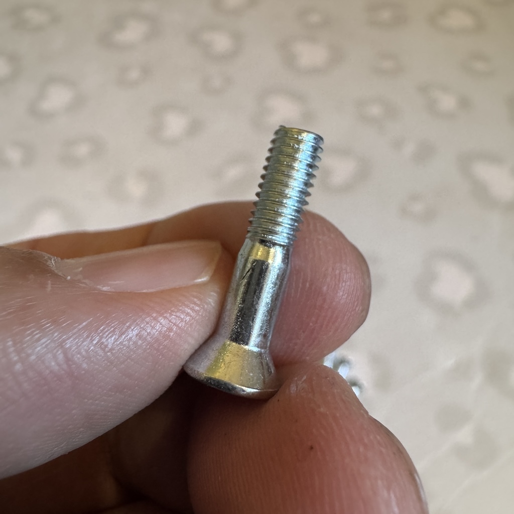 BLANK - Silver 1" Philips Skateboard Hardware