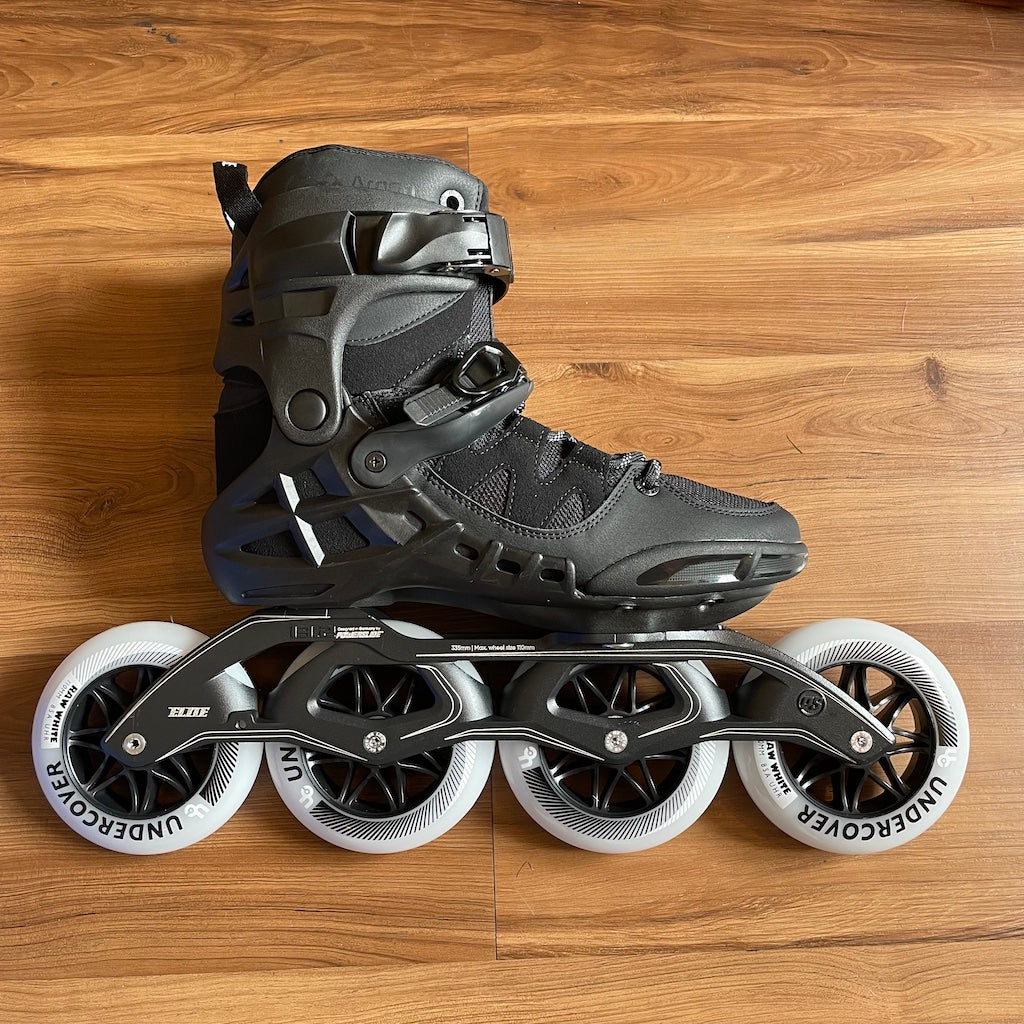 POWERSLIDE - Phuzion Argon Road Black 110 Fitness Inline Skates (PHUZION SALE!)