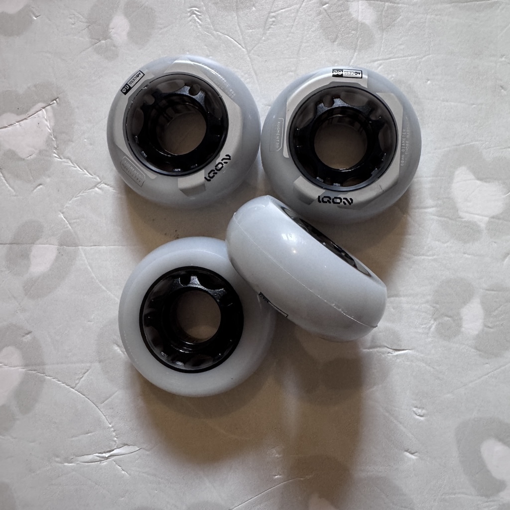 IQON - Natural 60mm/85a Access Aggressive Inline Skate Wheels