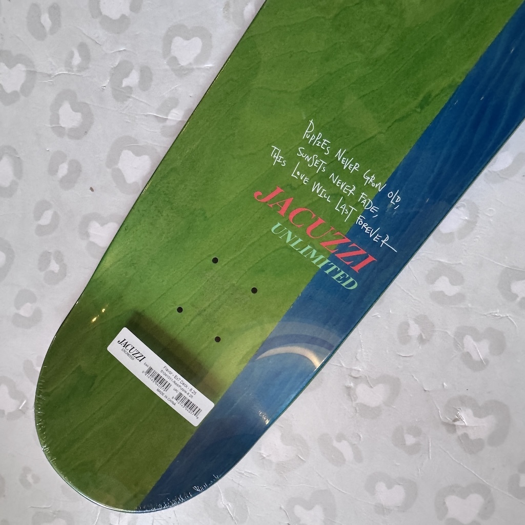 JACUZZI UNLIMITED - EX7 Flavor 8.25" Skateboard Deck
