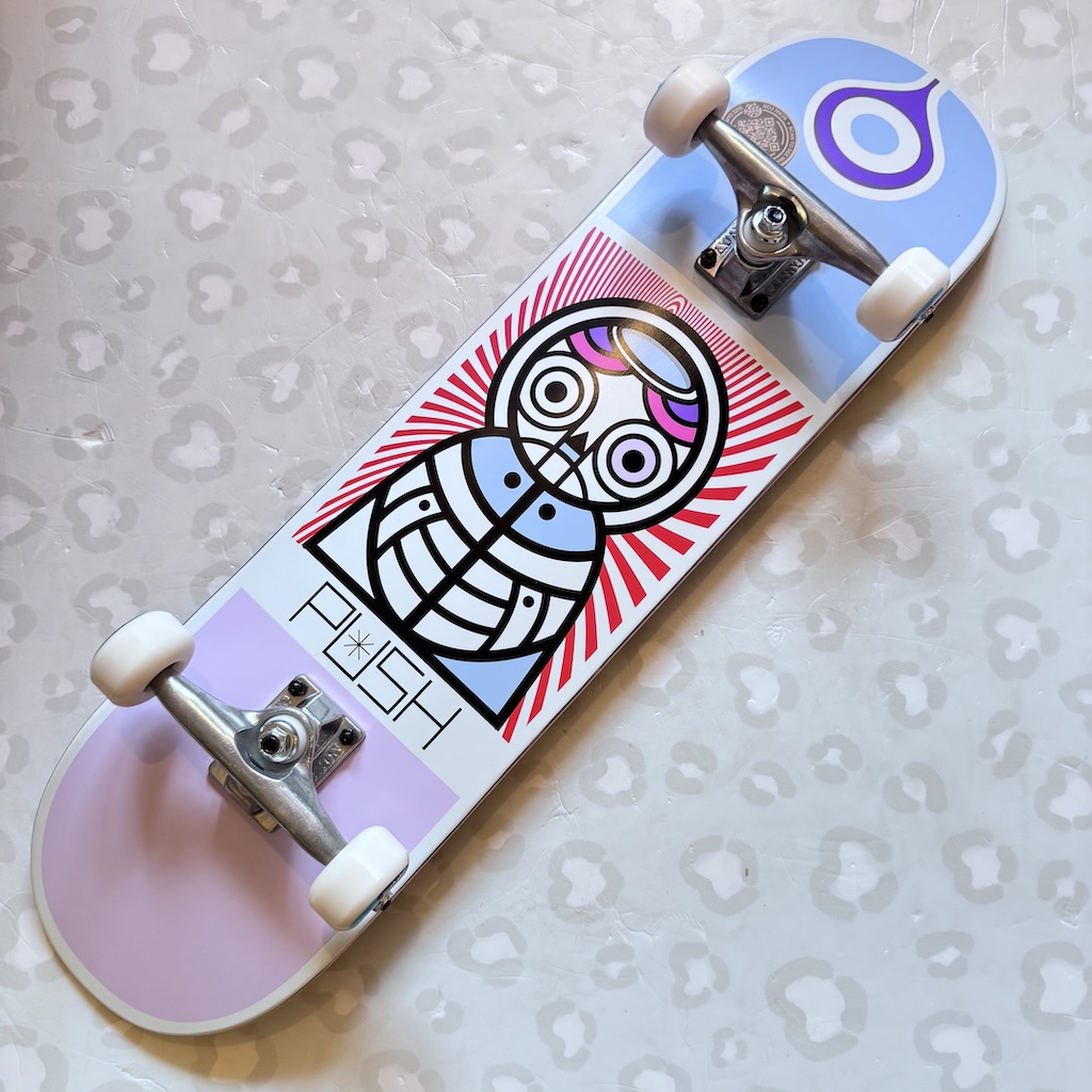 PUSH - Pendleton Owl 8.0" Complete Skateboard