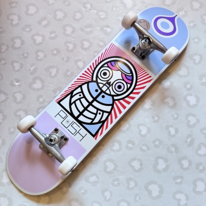 PUSH - Pendleton Owl 8.0" Complete Skateboard