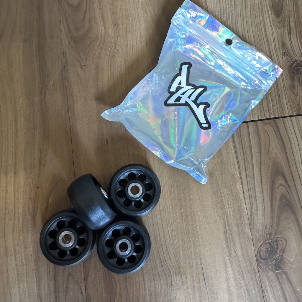 ROLLERKIDZ - Black 45mm Antirocker Aggressive Inline Skate Wheels