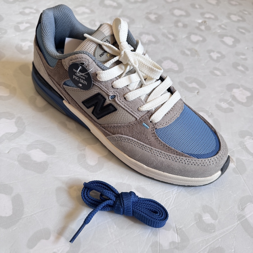 NB NUMERIC - Andrew Reynolds 933 (ASB Mushroom / Still Water) Skate Shoes (CONTAINS PIG LEATHER)