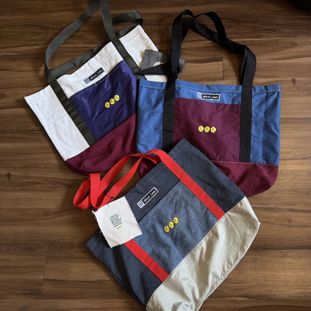WHEEL LOVE - Oight Upcycled Skate Carrier Tote Bag