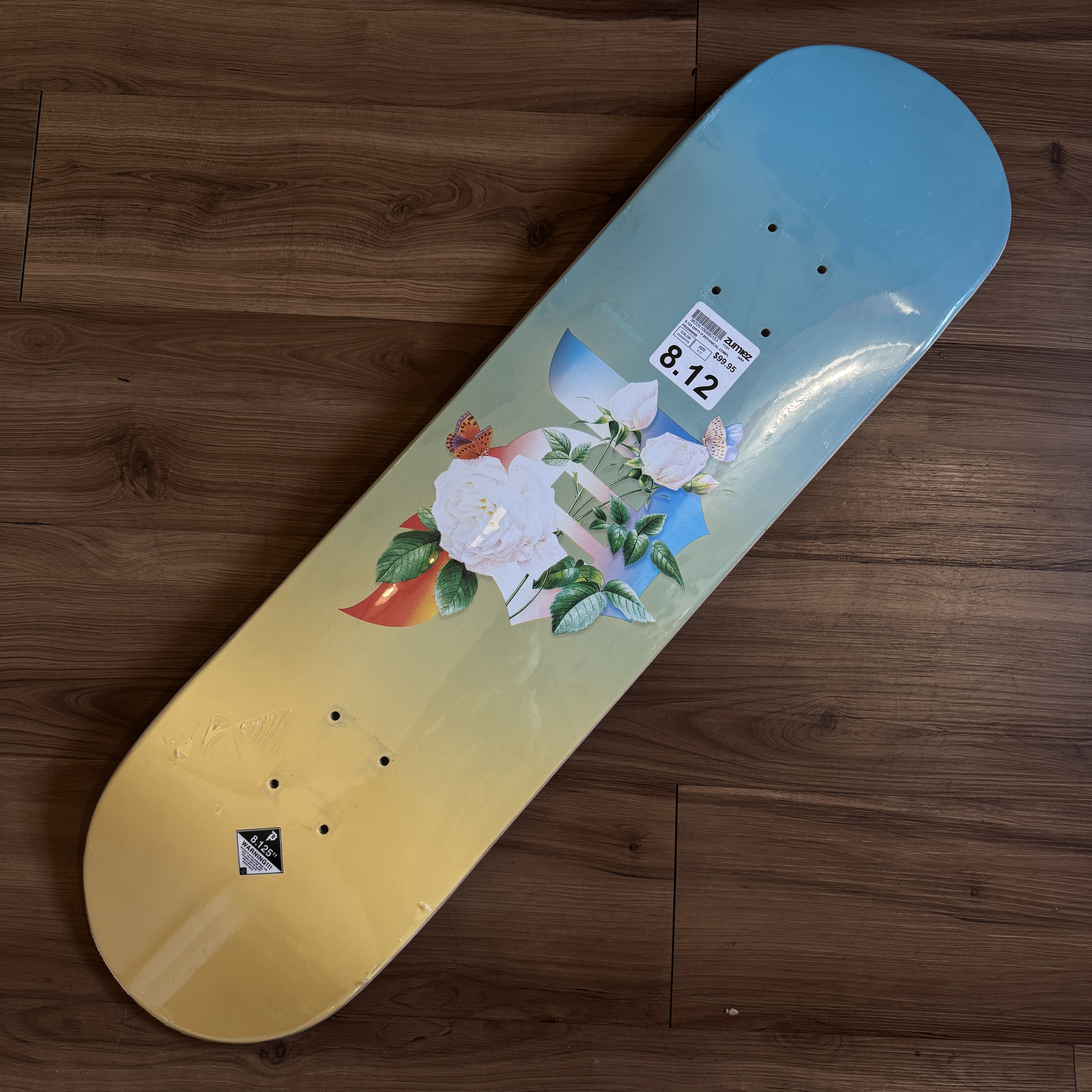 PRIMITIVE - Rose 8.125" Skateboard Deck