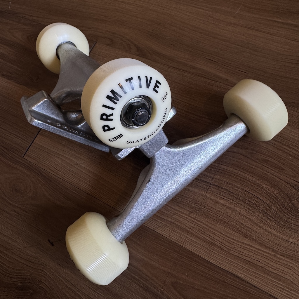 PRIMITIVE - 5.25" Raw Skateboard Truckset