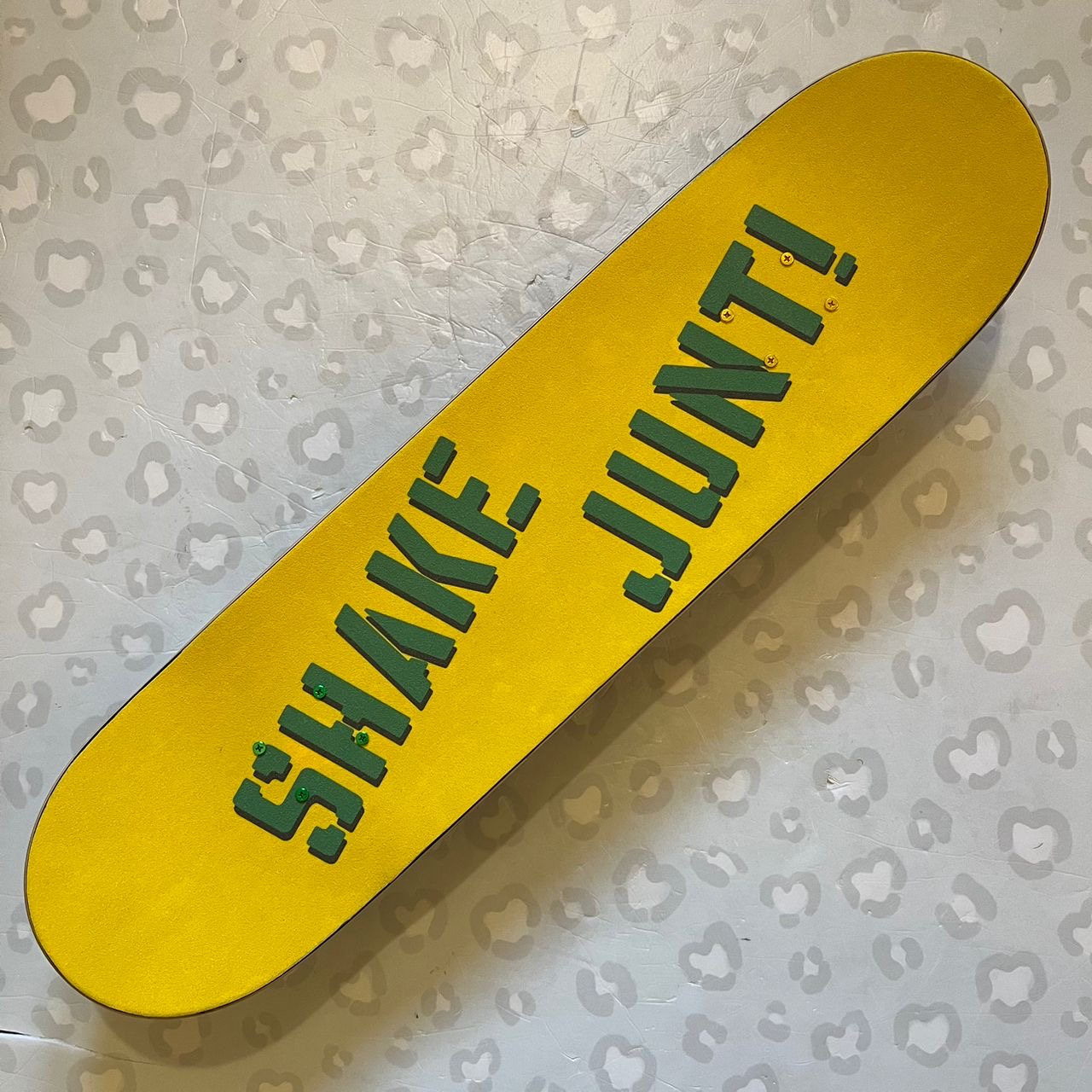 BAKER - Kader Ribbon Green Veneer Rainbow 8.125" Complete Skateboard (OJ + Shake Junt Custom Setup)