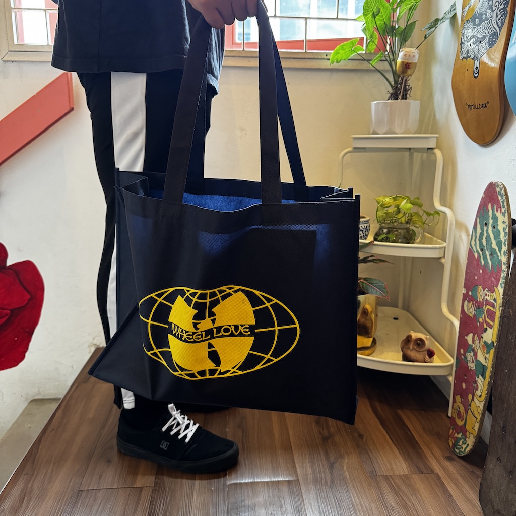 WHEEL LOVE - Wu Dark Navy Shopping Bag