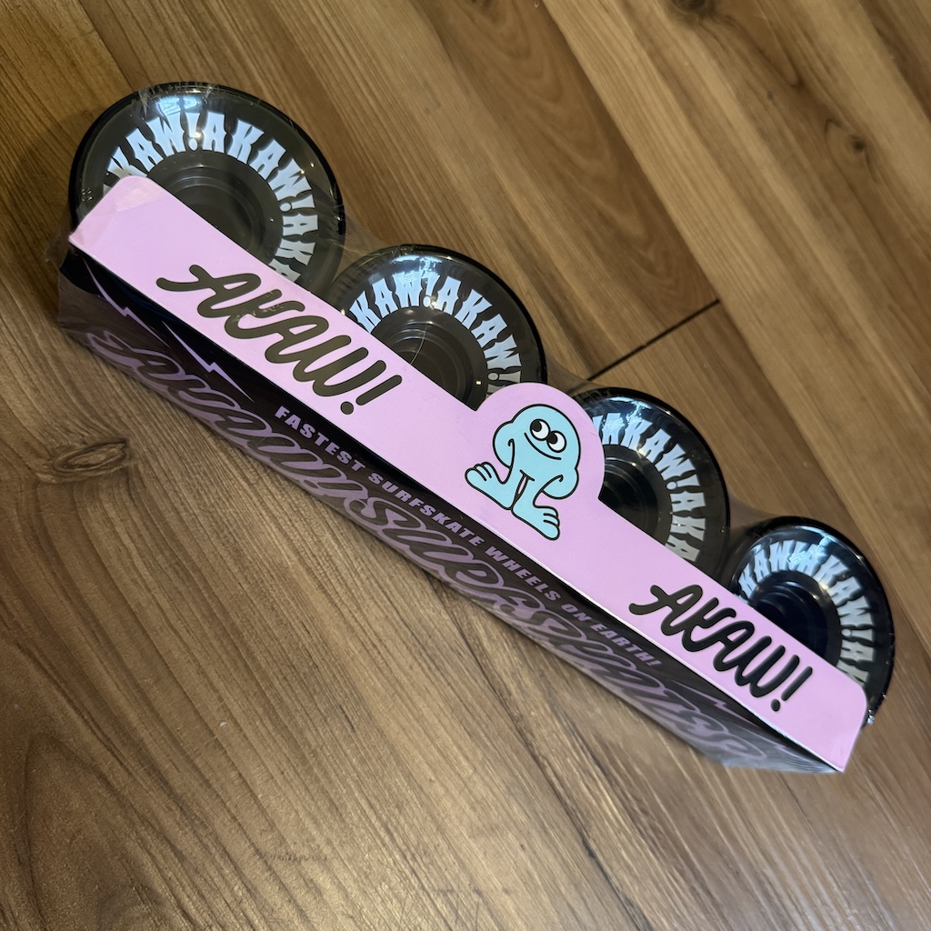 AKAW! - 65mm/78a Wheels For Surfskate & Cruiser Skateboards