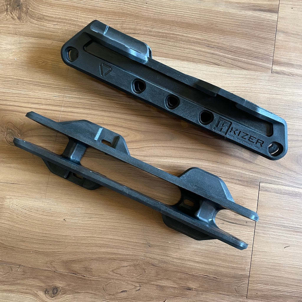 KIZER - Black Flux Trinity 4x90/3x100 Inline Skate Frames