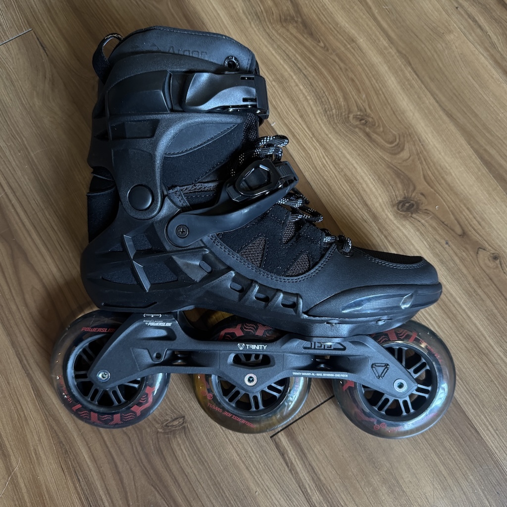 POWERSLIDE - Phuzion Argon Black 100 Fitness Inline Skates 