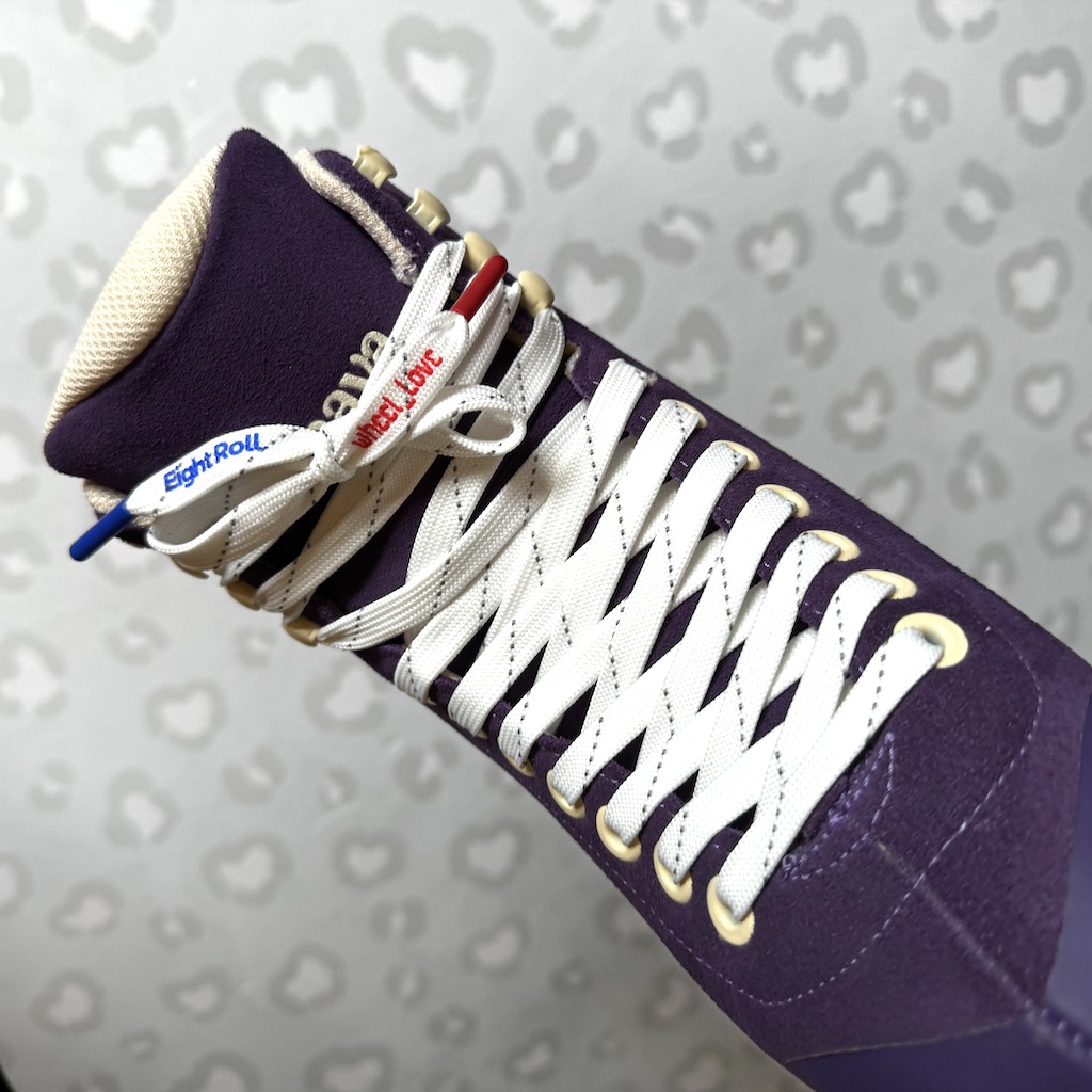 WHEEL LOVE - 8Roll Red/Blue Skate Laces