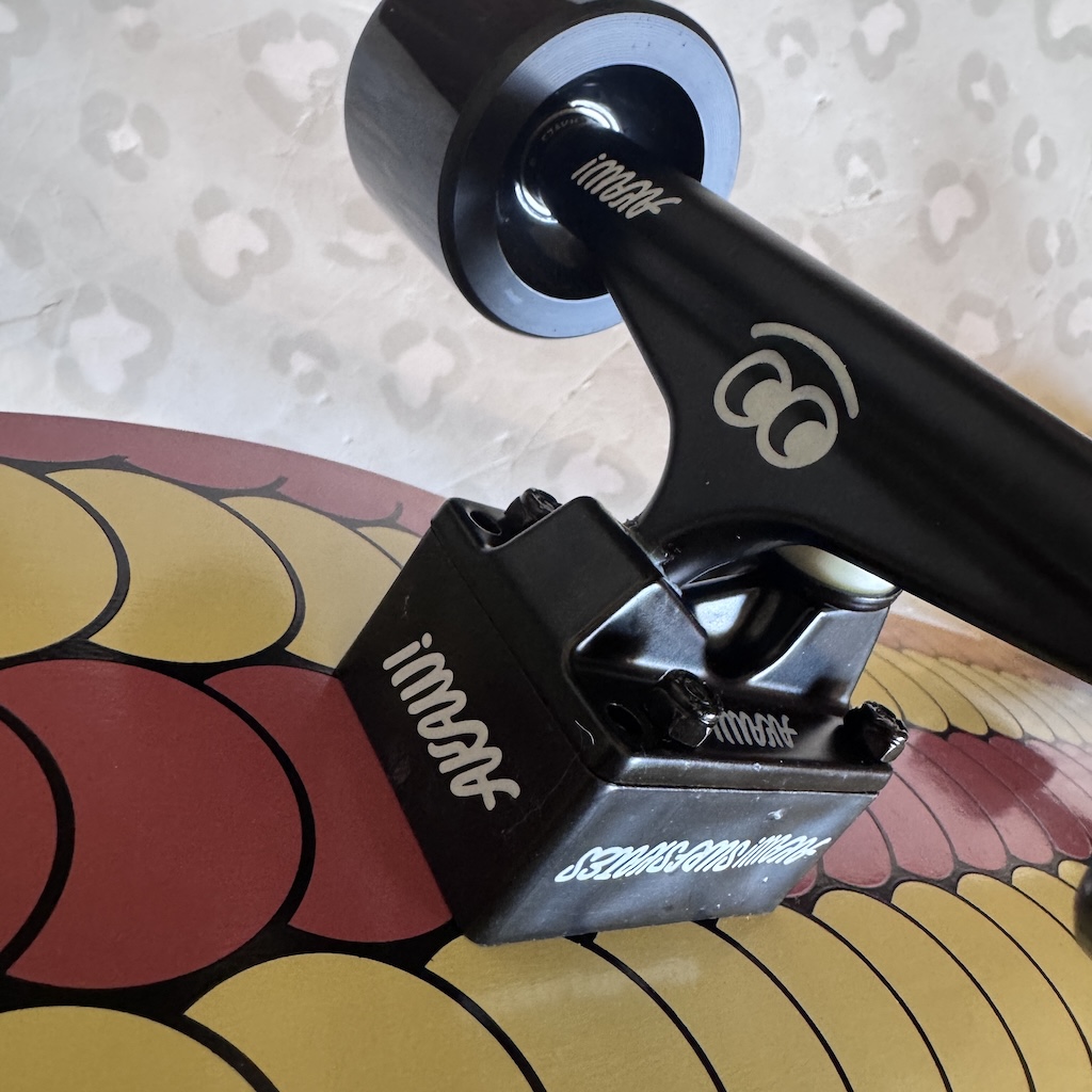 AKAW! - Street Code Brown 9.5" x 30" Complete Surfskate Cruiser Skateboard