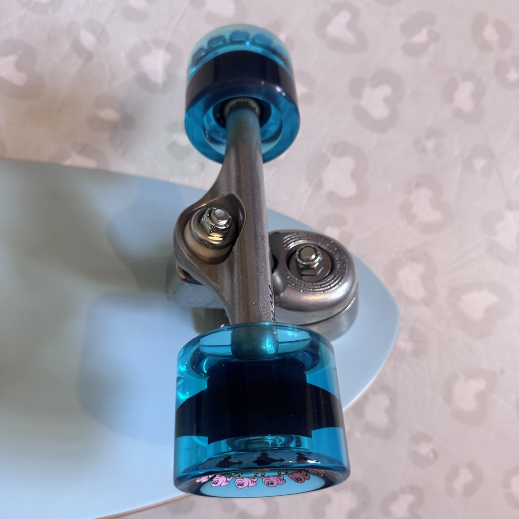 AKAW! - Blue Concrete Beach 10" x 32" Complete Surfskate Cruiser Skateboard