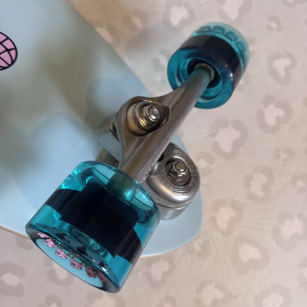 AKAW! - Blue Concrete Beach 10" x 32" Complete Surfskate Cruiser Skateboard