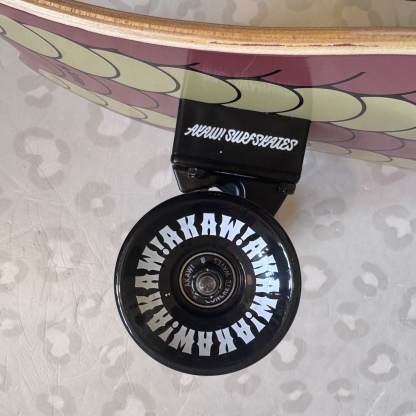 AKAW! - Street Code Brown 9.5" x 30" Complete Surfskate Cruiser Skateboard