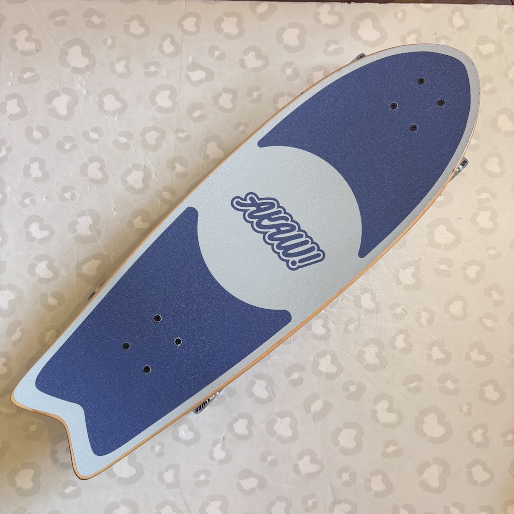 AKAW! - Explorer 9.5" x 30" Complete Surfskate Cruiser Skateboard (Waterborne Trucks)