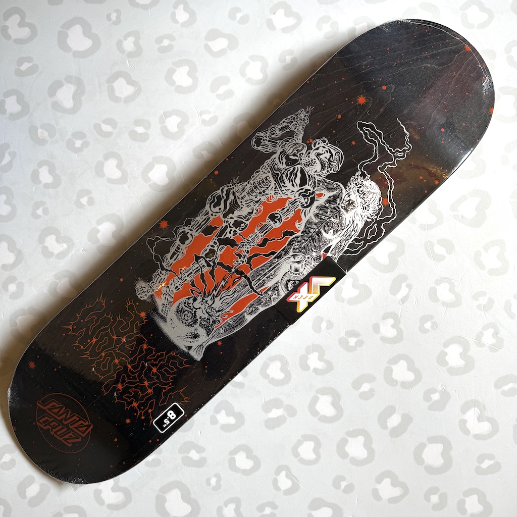 SANTA CRUZ - Wooten Duo Inverse VX 8.5" Skateboard Deck 
