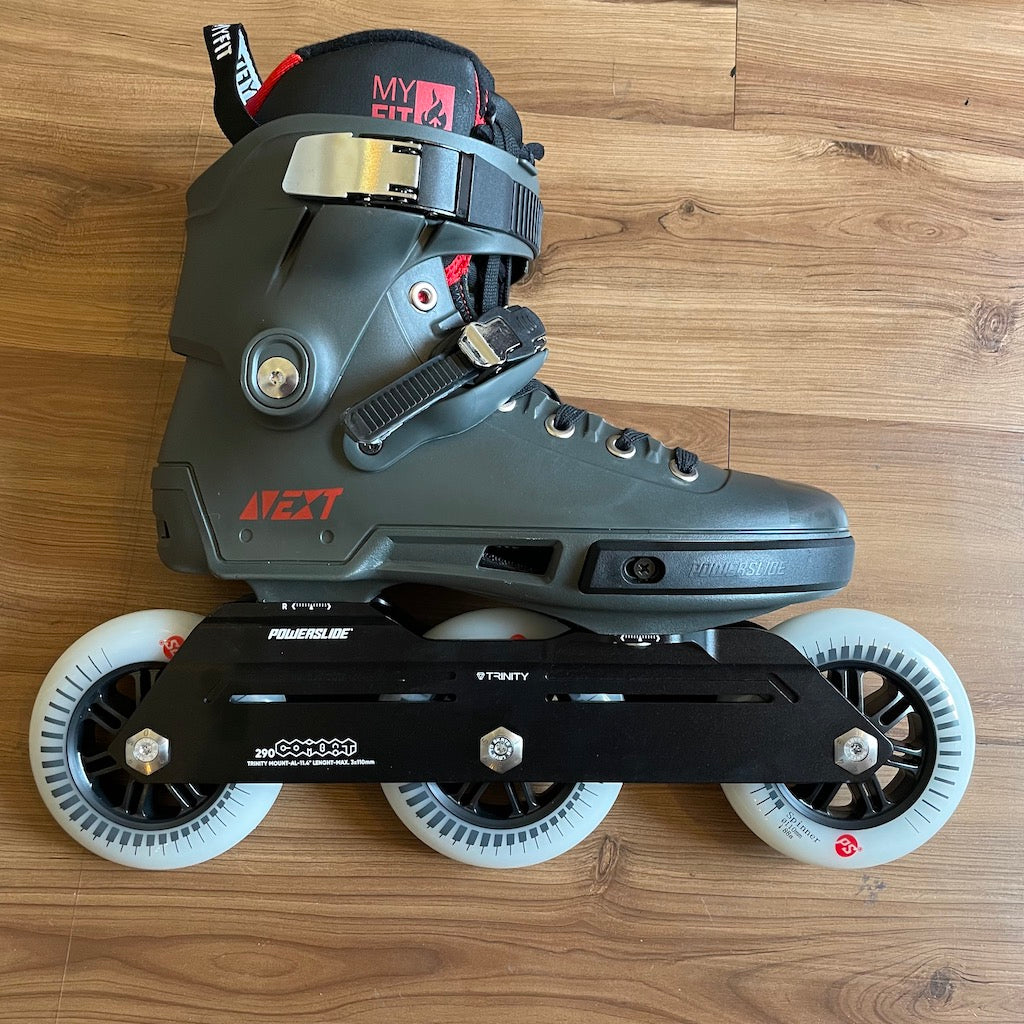 POWERSLIDE - Next Charcoal 110 Urban Inline Skates – Wheel