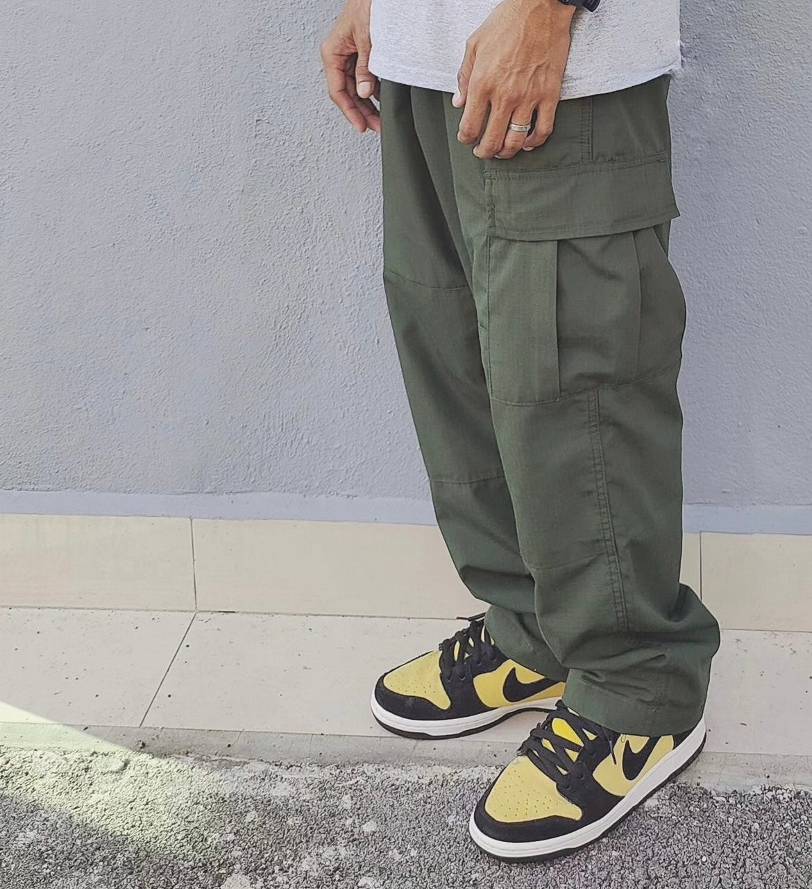 AWOL - Olive Urban Jungle Cargo Pants