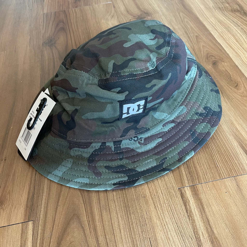 DC SHOES Deep End Reversible Bucket Hat Wheel Love Skateshop