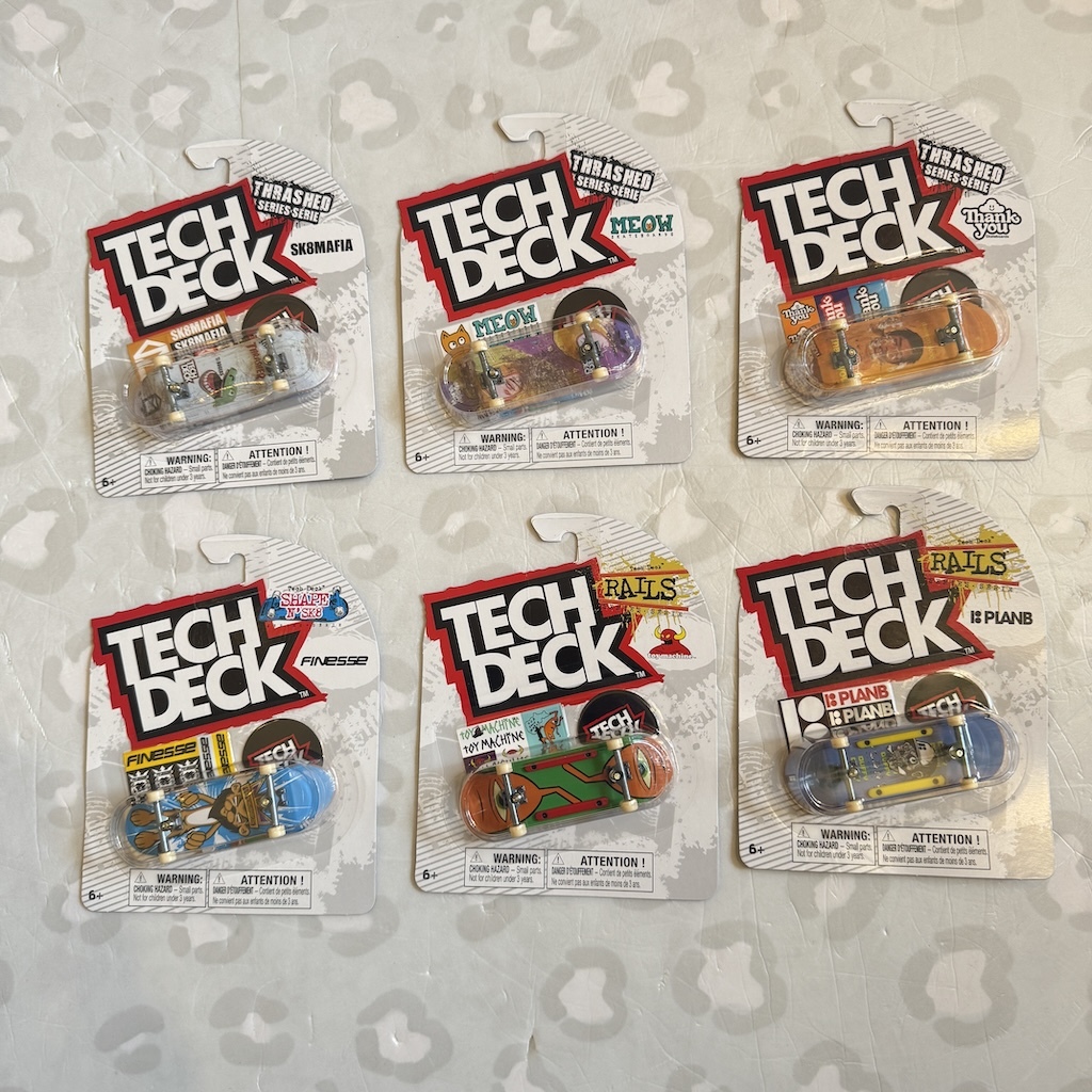 TECH DECK - M60 Plastic Single 30mm Fingerboards (Special Set)
