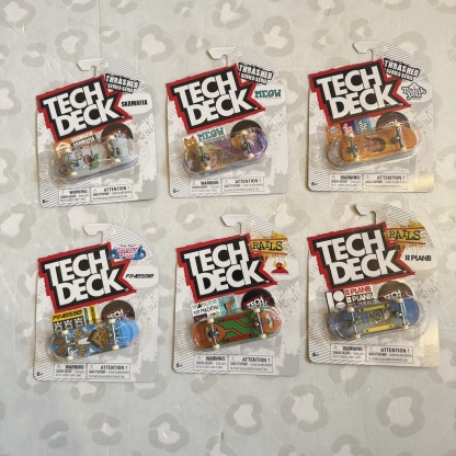 TECH DECK - M60 Plastic Single 30mm Fingerboards (Special Set)