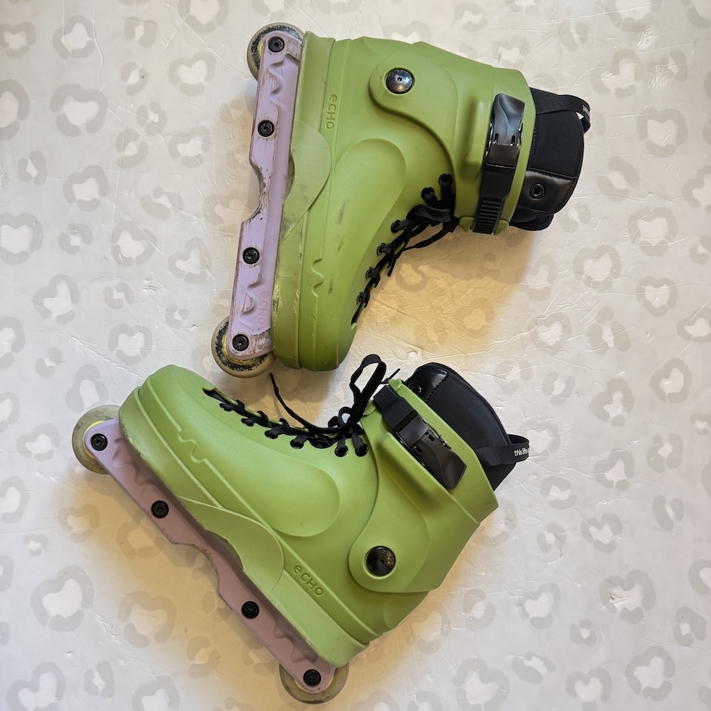 ECHO - Verve Green Aggressive Inline Skates (US10.5 / USED)
