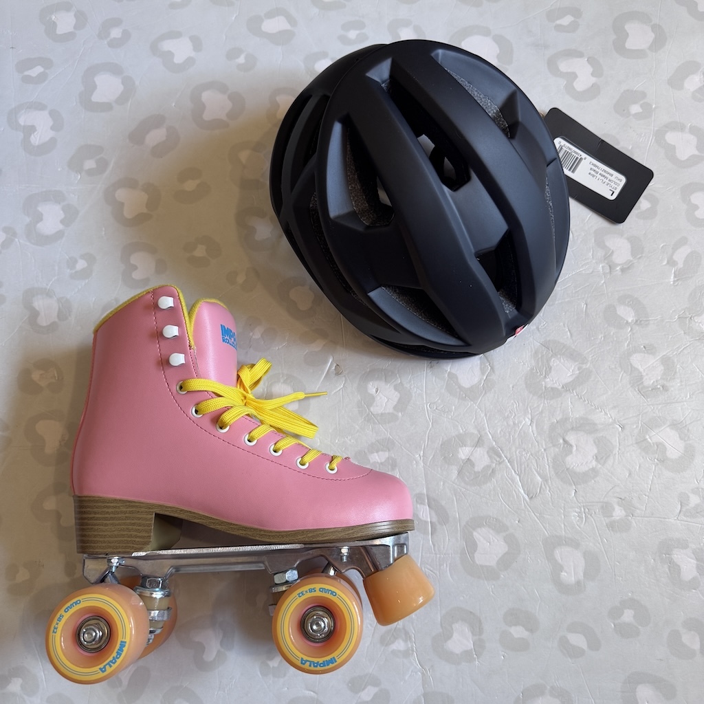 IMPALA - Pink Yellow Quad Roller Skate (Clearance Price & Free Helmet Promo!) 