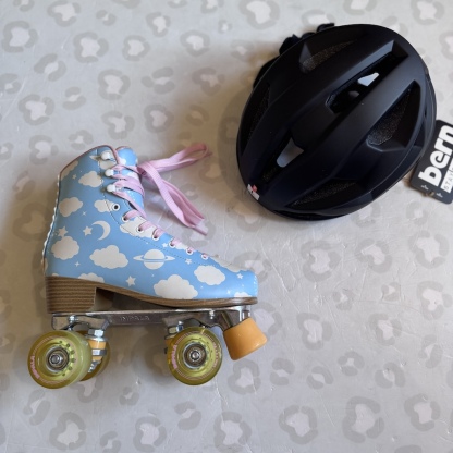 IMPALA - Starbright Blue Quad Roller Skate (Clearance Price & Free Helmet Promo!) 
