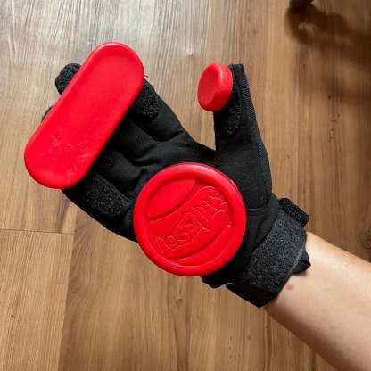 LOSENKA - Red Slide Gloves