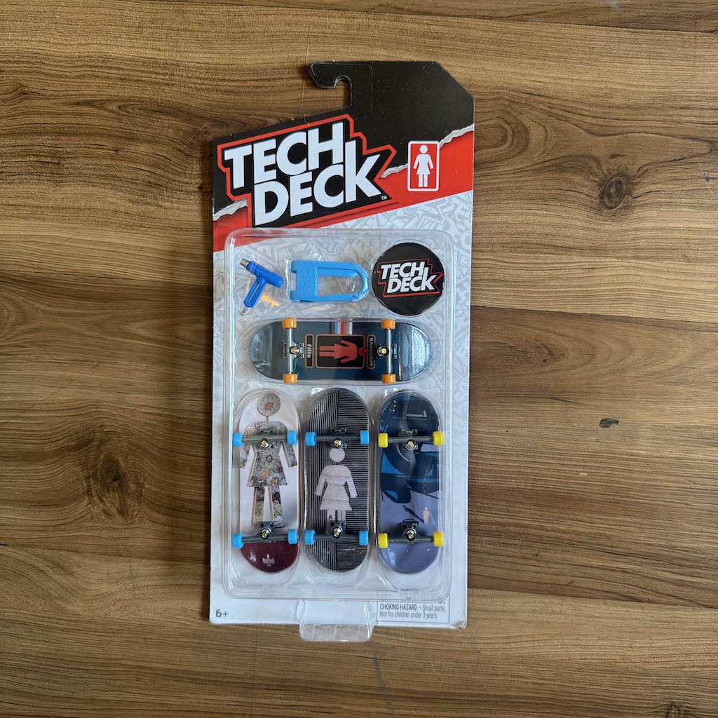 TECH DECK - M41 Plastic 4 Pack 30mm Fingerboards