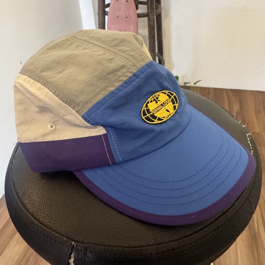WHEEL LOVE - Blue Multi Colour Globe Wu Quick Dry Cap