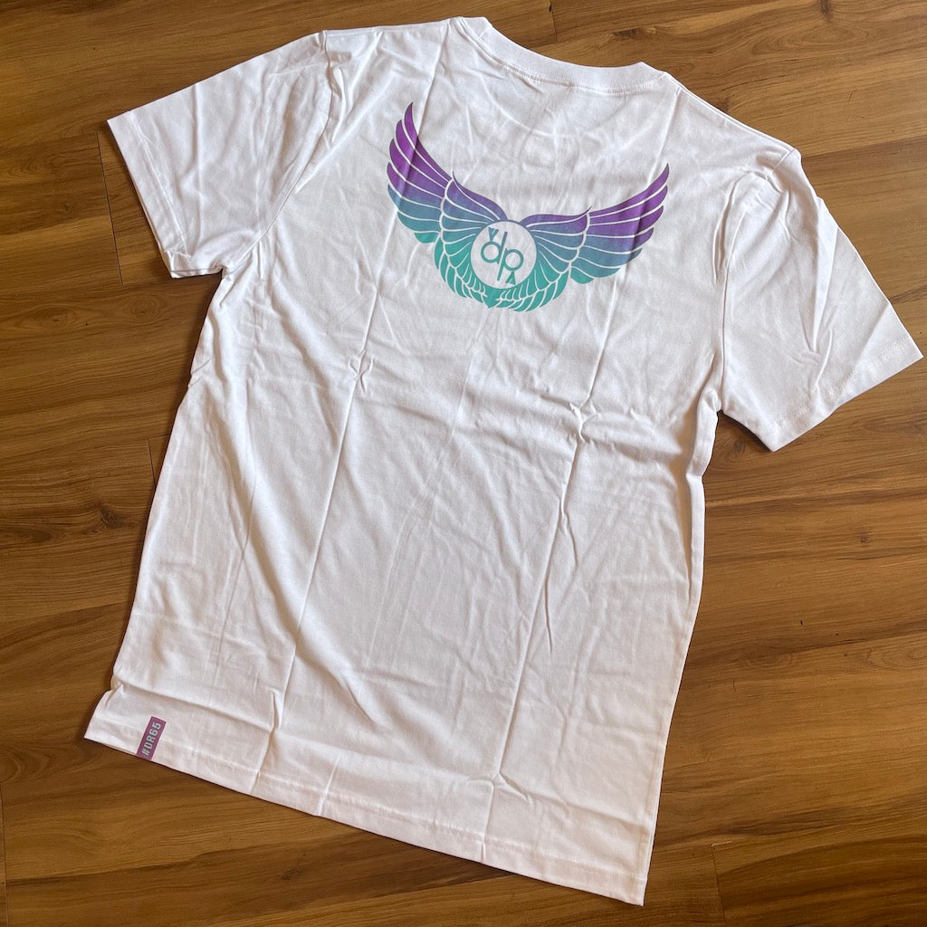 DAILY ROLLIN - Wings White T-Shirt