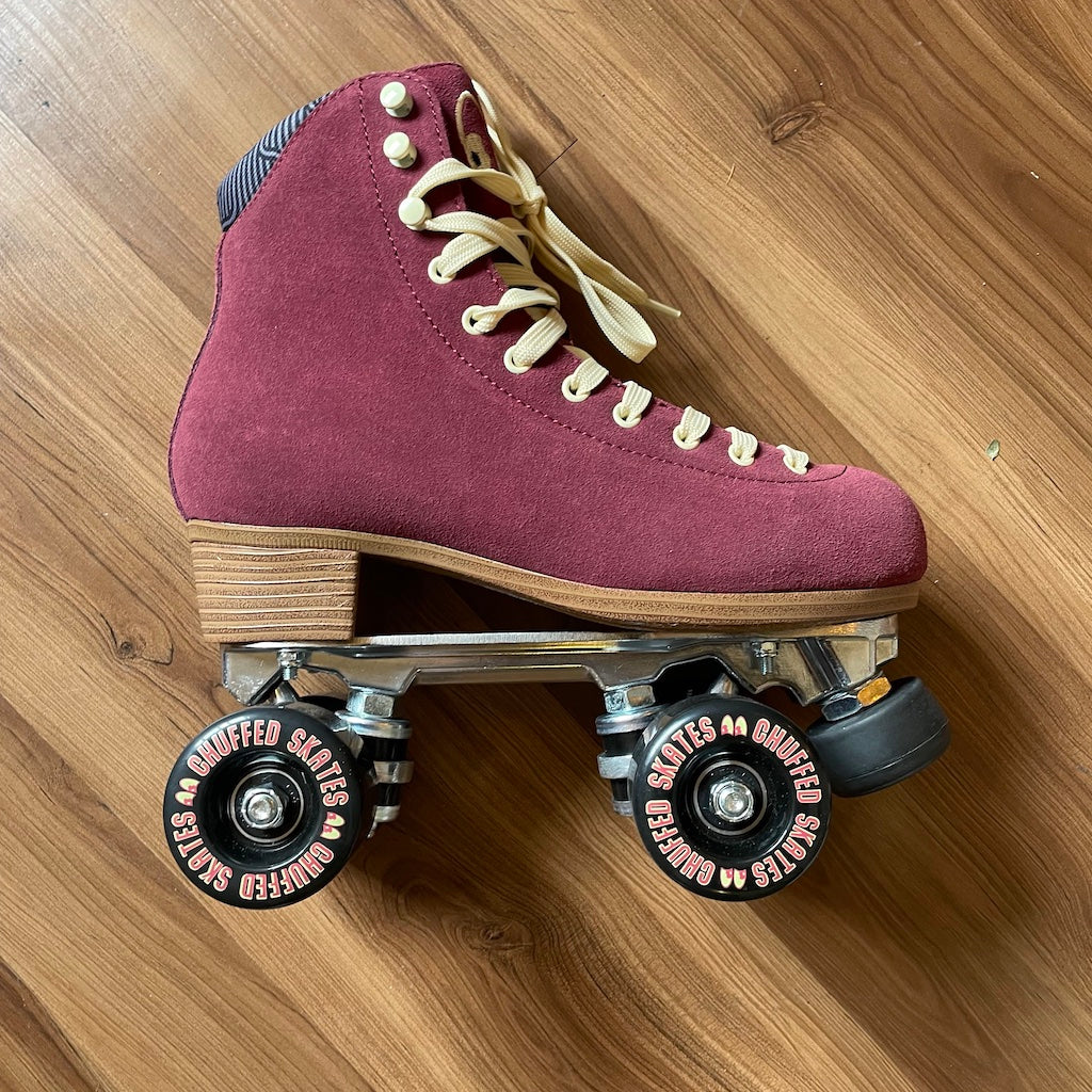 CHUFFED - Burgundy Roller Skates