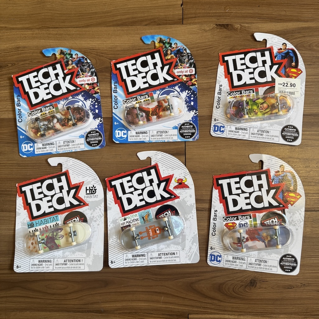 TECH DECK - M58 Plastic Single 30mm Fingerboards