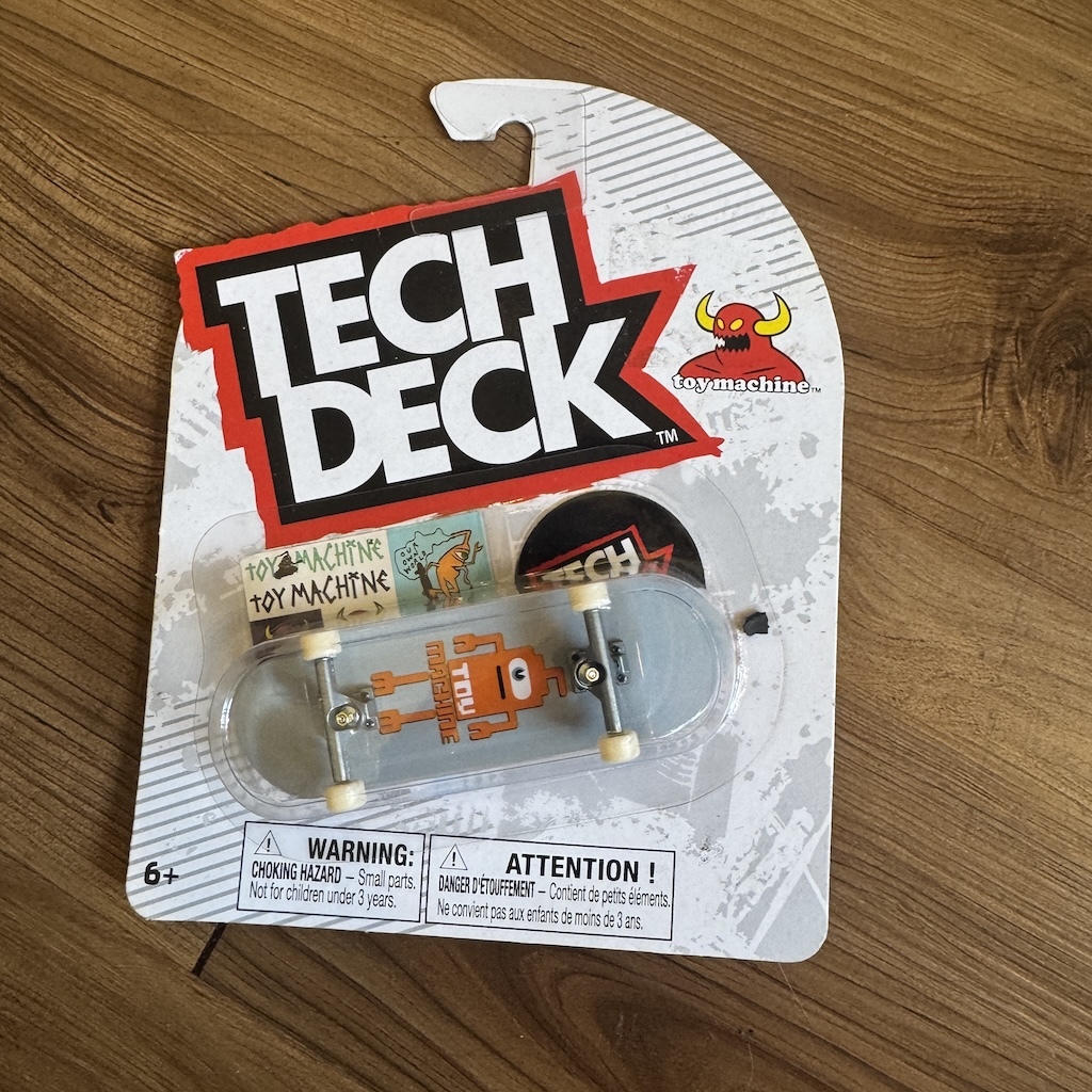 TECH DECK - M58 Plastic Single 30mm Fingerboards