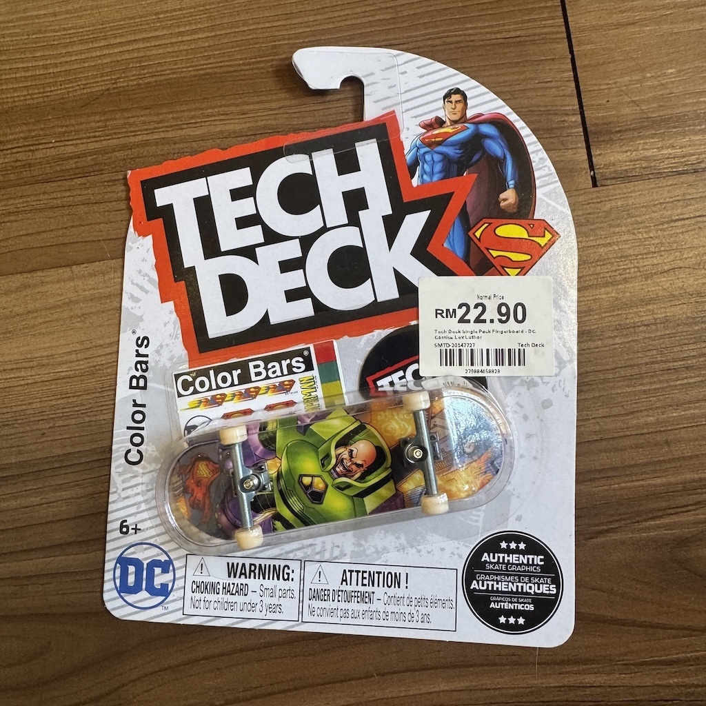 TECH DECK - M58 Plastic Single 30mm Fingerboards