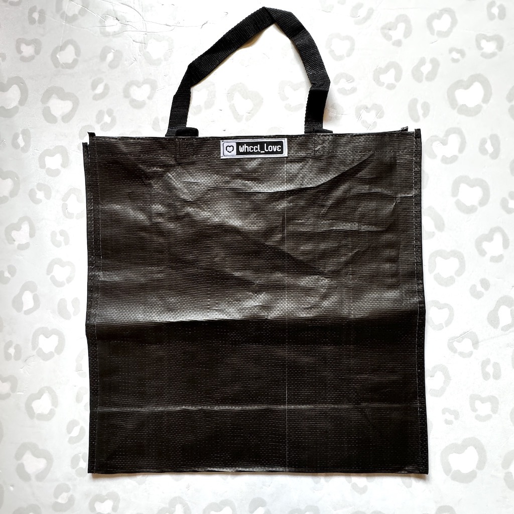 WHEEL LOVE - Medium Woven Skate Tote Bag