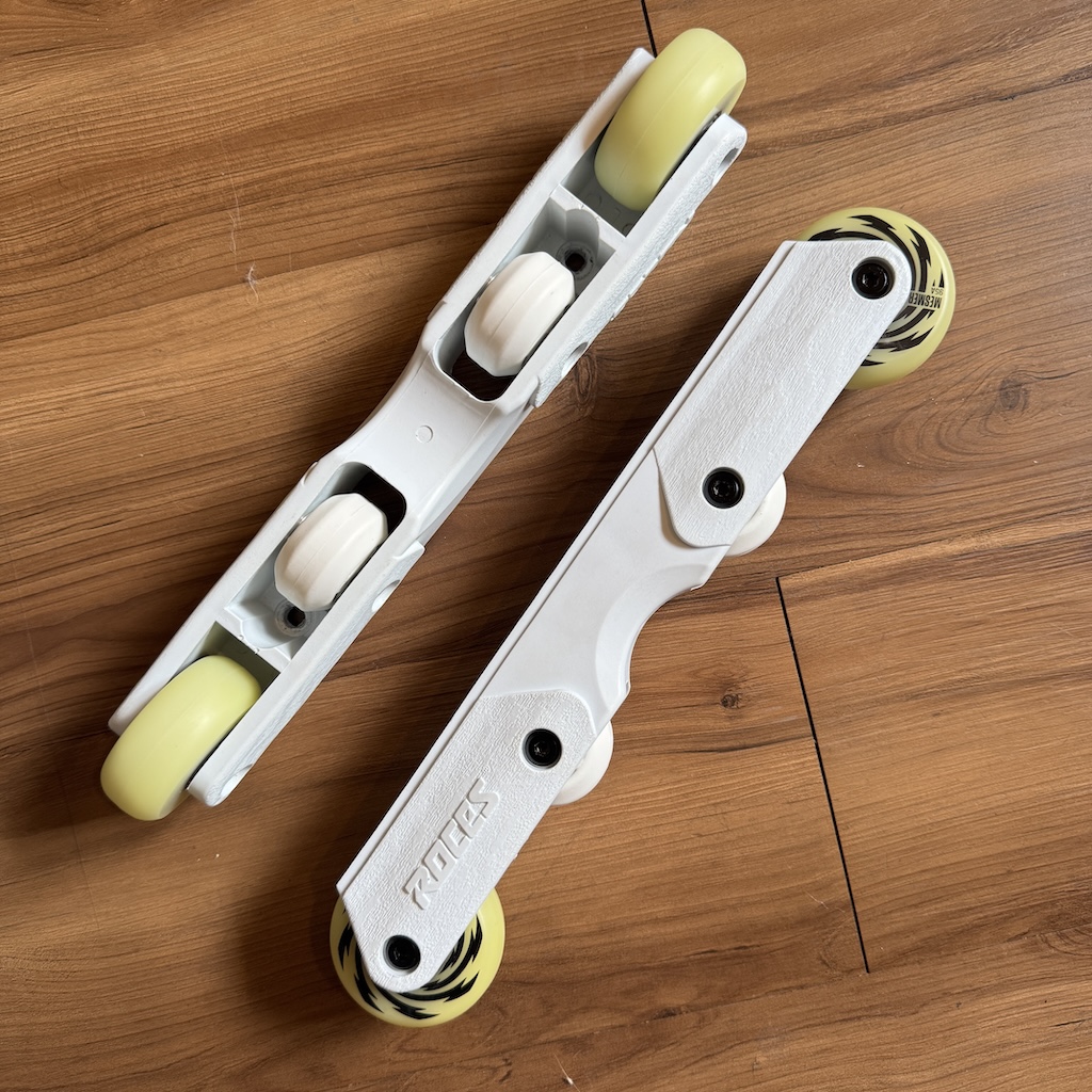 ROCES - White Street UFS Aggressive Inline Skate Frameset (Mesmer + Standard Wheels)