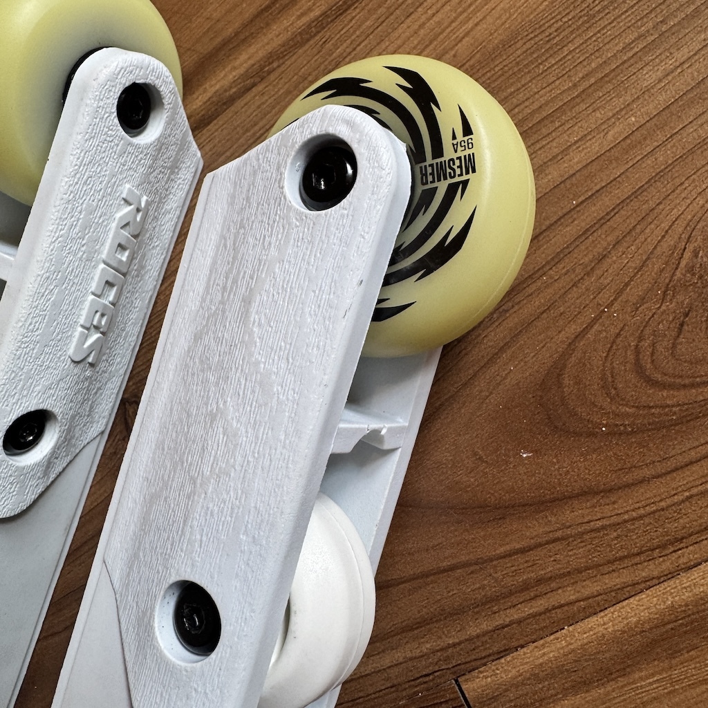 ROCES - White Street UFS Aggressive Inline Skate Frameset (Mesmer + Standard Wheels)